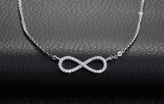 Luxury Silver. Women Necklace Jewelry