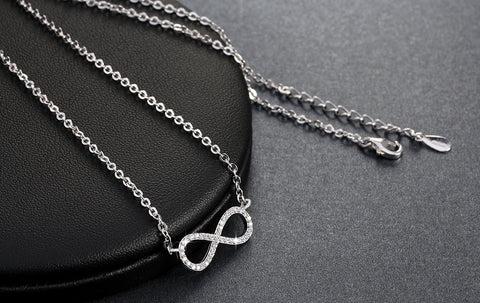 Luxury Silver. Women Necklace Jewelry