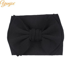 2020 New Arrival Large 7" Hair Bows Headband Waffle Fabric Elastic Hair Bands DIY Girls Hair Accessories Fashion Accesorios