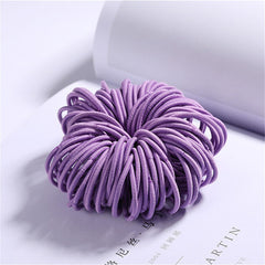 Girls Rubber Bands Scrunchy Elastic Hair Bands