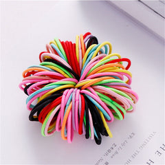 Girls Rubber Bands Scrunchy Elastic Hair Bands