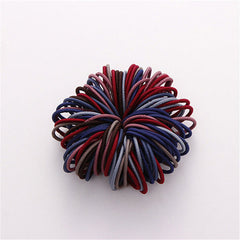 Girls Rubber Bands Scrunchy Elastic Hair Bands