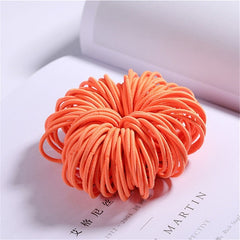 Girls Rubber Bands Scrunchy Elastic Hair Bands