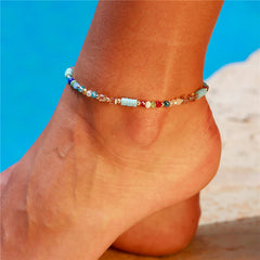 Women Anklets Beach Accessories Natural