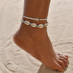 Women Anklets Beach Accessories Natural