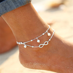 Women Anklets Beach Accessories Natural