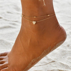 Women Anklets Beach Accessories Natural