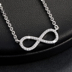 Luxury Silver. Women Necklace Jewelry