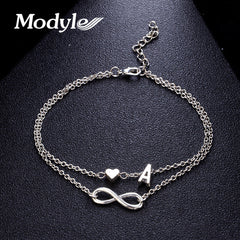 Silver Color  Ankles Bracelets for Woman