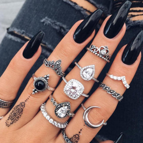 Female Finger Rings Set Jewelry 2020