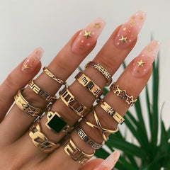 Female Finger Rings Set Jewelry 2020