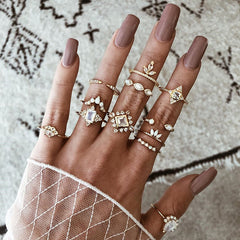 Female Finger Rings Set Jewelry 2020