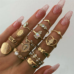 Female Finger Rings Set Jewelry 2020