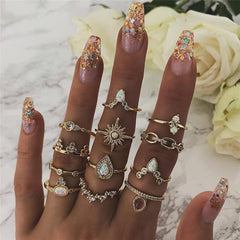 Female Finger Rings Set Jewelry 2020